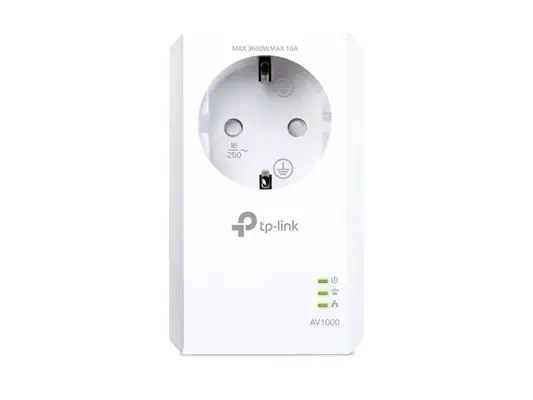 TP-LINK AV1000 Gigabit Passthrough Powerline Adapter - TP-Link - Accessoire Réseau - visuel 3