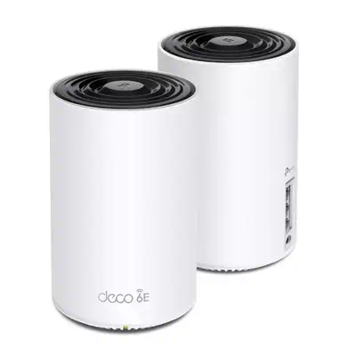 TP-Link Deco XE75 Tri-bande (2,4 GHz / 5 GHz / 6 GHz) Wi-Fi 6E (802.11ax) Blanc 3 Interne - Borne Wifi - visuel 2