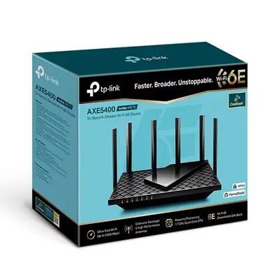 TP-Link Archer AXE75 routeur sans fil Gigabit Ethernet Tri-bande (2,4 GHz / 5 GHz / 6 GHz) Noir - Switchs et Hubs - visuel 4