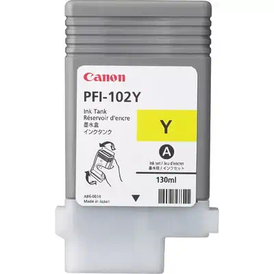 Canon PFI-102Y cartouche d'encre Original Jaune - Autres consommables - visuel 1