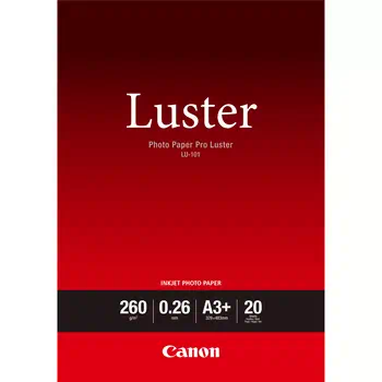 Achat CANON LU-101 260g/m2 A3+ 20 feuilles pack de 1 luster au meilleur prix