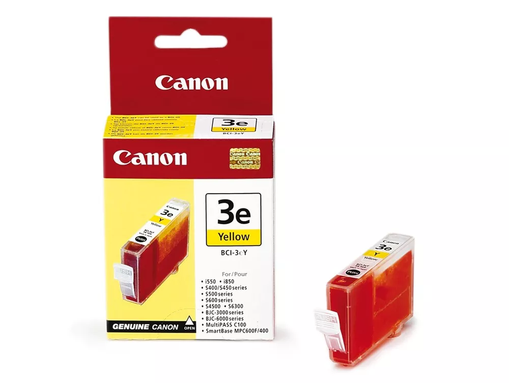 Revendeur officiel Cartouches d'encre CANON BCI-3EY cartouche dencre jaune capacite standard