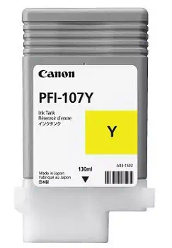 Vente Autres consommables CANON PFI-107Y cartouche d encre jaune capacité standard