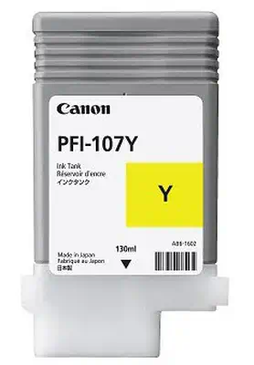Canon PFI-107Y cartouche d'encre 1 pièce(s) Original Jaune - Autres consommables - visuel 1