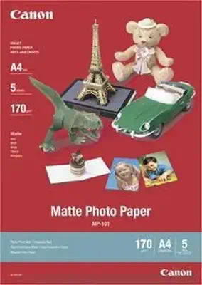 CANON MP-101 matte photo papier A4 5 feuilles - Canon - Papier - visuel 1