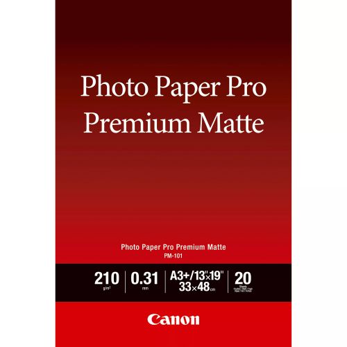 Vente Papier CANON Photo Paper Premium Matte A3+ 20 sheets