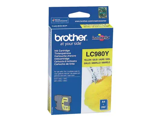 Brother LC-980Y cartouche d'encre 1 pièce(s) Original Jaune - Cartouches d'encre - visuel 2