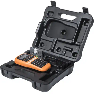 Brother PT-E110VP étiqueteuse professionnelle Brother - visuel 1 - hello RSE - Accès instantané aux modèles d'étiquettes