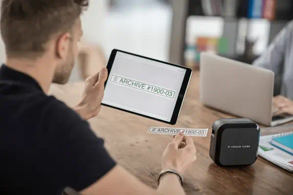 PT-P710BT - P-touch CUBE Plus - imprimante d’étiquettes rechargeable Bluetooth - Brother - Autre Imprimante - visuel 2