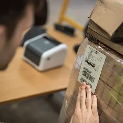 TD-4420DN - Imprimante d'étiquettes professionnelle Brother - visuel 1 - hello RSE - Connectivité réseau