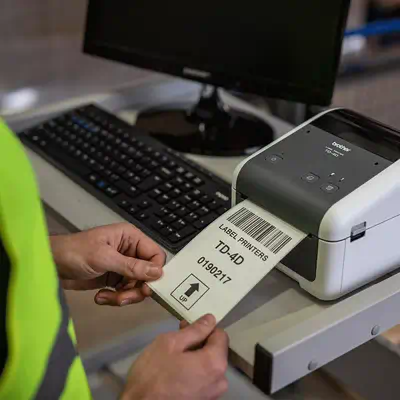 TD-4520DN - Imprimante d'étiquettes professionnelle Brother - visuel 1 - hello RSE - Une intégration optimale