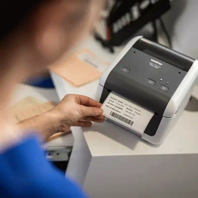 TD-4520DN - Imprimante d'étiquettes professionnelle Brother - visuel 1 - hello RSE - Connectivités