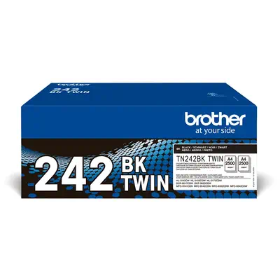 TN242BKTWIN Pack de deux cartouches de toner originales Brother – Noir - Toner - visuel 1