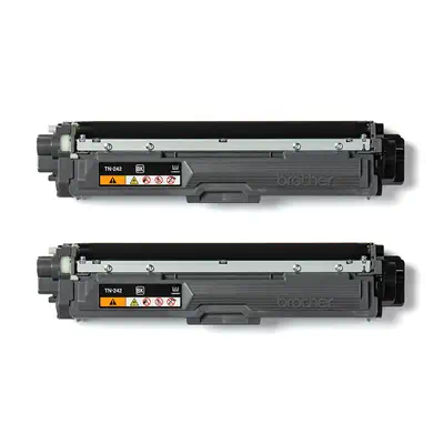 TN242BKTWIN Pack de deux cartouches de toner originales Brother - visuel 1 - hello RSE - Un pack plus pratique