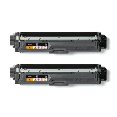 TN242BKTWIN Pack de deux cartouches de toner originales Brother – Noir - Toner - visuel 2