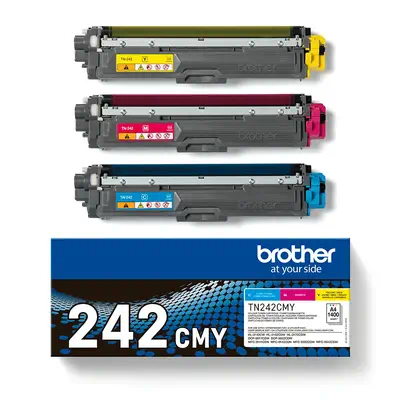 Brother TN-242CMY Cartouche de toner 1 pièce(s) Original Cyan, Magenta, Jaune - Toner - visuel 4