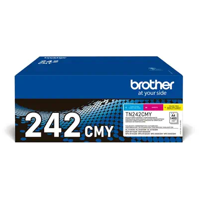 Brother TN-242CMY Cartouche de toner 1 pièce(s) Original Cyan, Magenta, Jaune - Toner - visuel 1