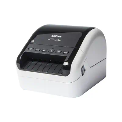 QL-1110NWBc - Imprimante d'étiquettes de code-barres et d'expédition Brother - visuel 1 - hello RSE - Largeur d'impression maximale de 101,6 mm (4 po)