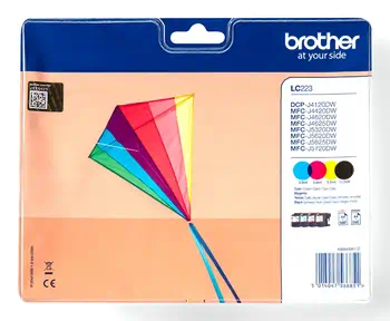 Livraison gratuite Brother LC223VALBPDR cartouche d'encre 4 pièce(s) Original Noir, Cyan, Magenta, Jaune