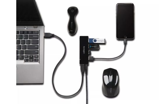 Achat Kensington Hub chargeur 4 ports USB 3.0 UH4000C sur hello RSE - visuel 3