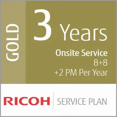 Contrat de Service Or de 3 ans (Production Moyen Volume) - Ricoh - Services et support pour imprimante - visuel 1