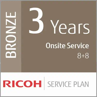 Contrat de Service Bronze de 3 ans (Production Faible Volume) - Ricoh - Services et support pour imprimante - visuel 1