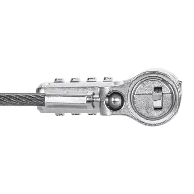 Targus ASP96RGL câble antivol Argent 2 m Targus - visuel 1 - hello RSE - Flexible et résistant aux coupures