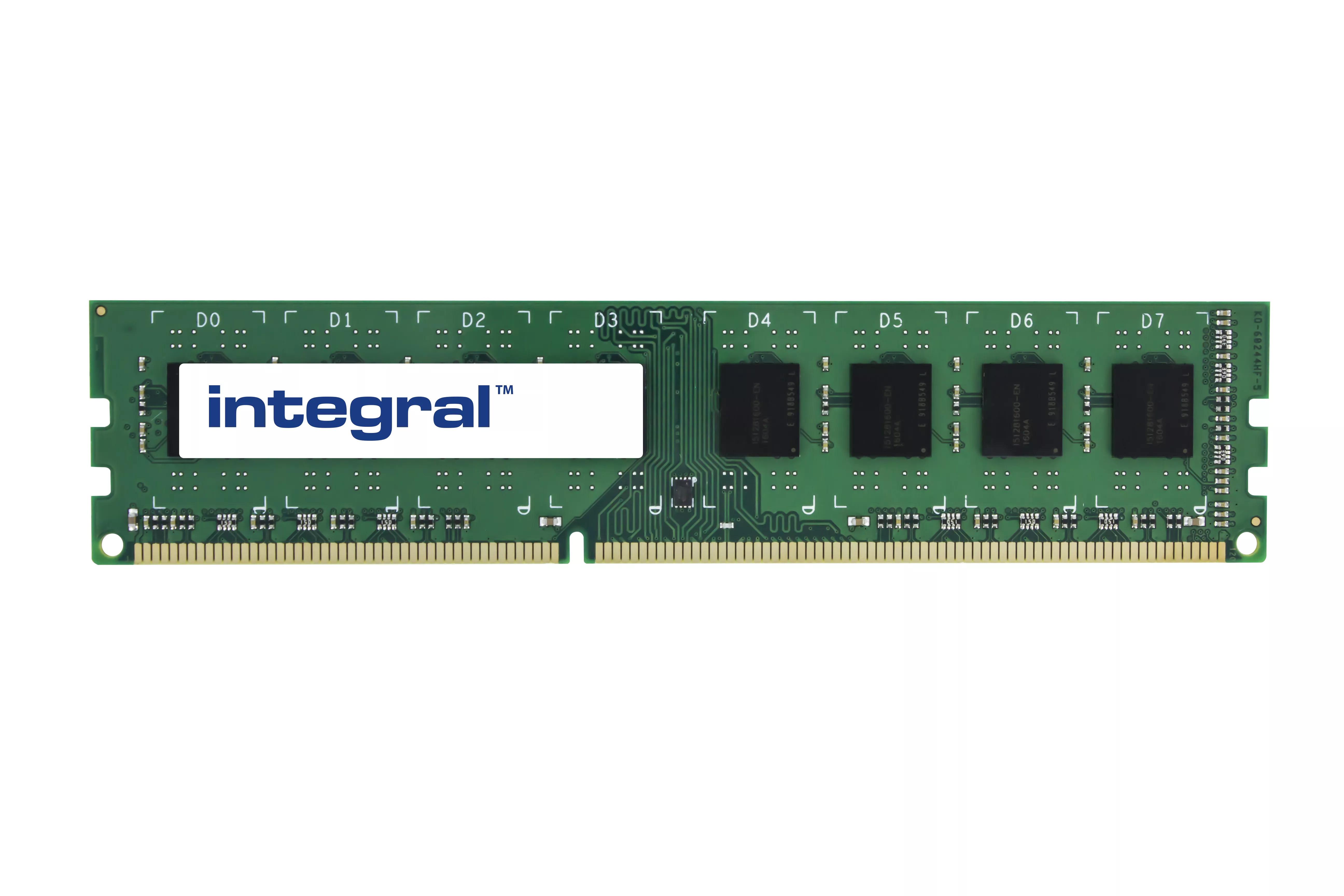 Revendeur officiel Mémoire Integral 8GB PC RAM MODULE DDR3 1600MHZ PC3-12800