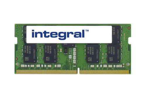 Revendeur officiel Integral 16GB LAPTOP RAM MODULE DDR4 2400MHZ PC4-19200 UNBUFFERED ECC SODIMM 1.2V 1GX8 CL17 INTEGRAL