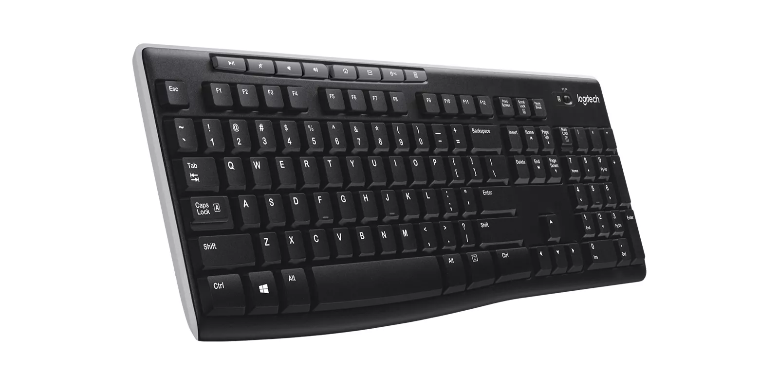 Vente LOGITECH Wireless Keyboard K270 Keyboard wireless 2.4 Logitech au meilleur prix - visuel 4
