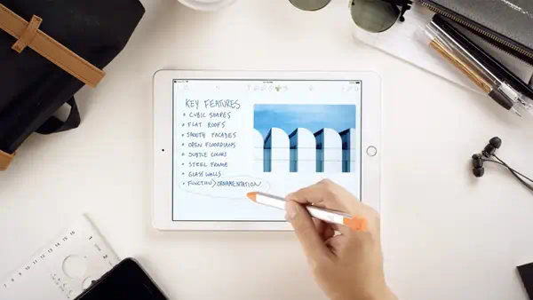 Logitech Crayon stylet 20 g Orange - Accessoires Tablette - visuel 5
