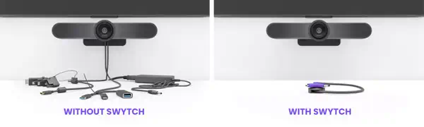 LOGITECH Swytch Hub 2 x HDMI + 1 Logitech - visuel 1 - hello RSE - ADHÉREZ À LA FACILITÉ