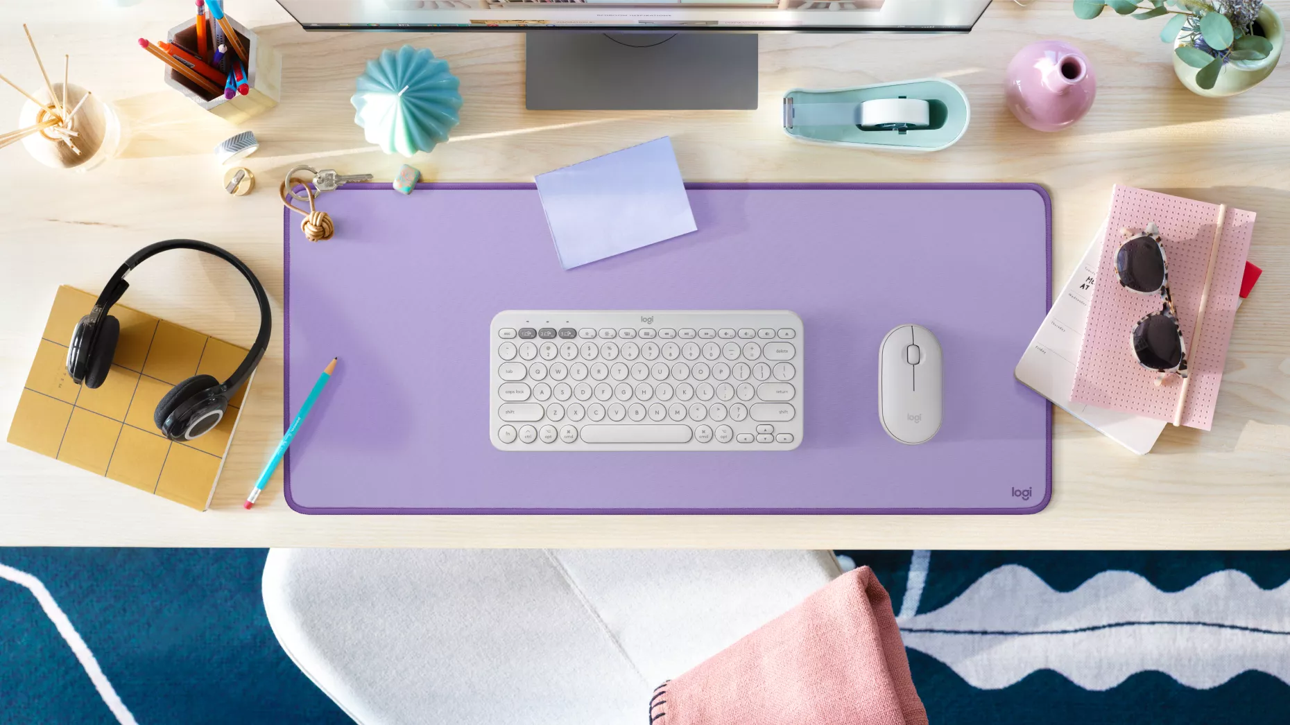 Vente LOGITECH Desk Mat Studio Series Mouse pad mid Logitech au meilleur prix - visuel 8