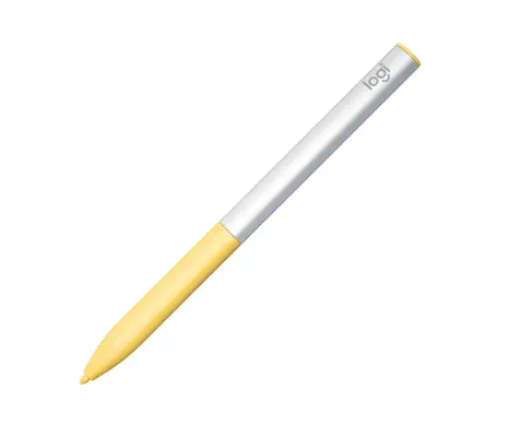 Logitech 914-000069 stylet 15 g Argent, Jaune - Accessoires Tablette - visuel 1
