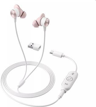 Achat LOGITECH Zone Wired Earbuds Headset in-ear wired 3.5 mm jack noise au meilleur prix