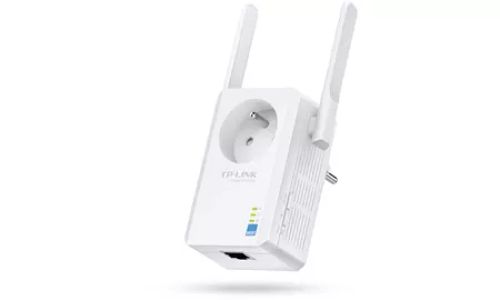Revendeur officiel TP-LINK 300Mbps Wireless N Wall Plugged Range Extender with Pass