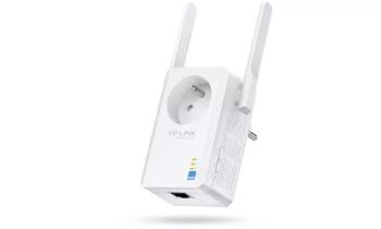Achat TP-LINK 300Mbps Wireless N Wall Plugged Range Extender with Pass au meilleur prix