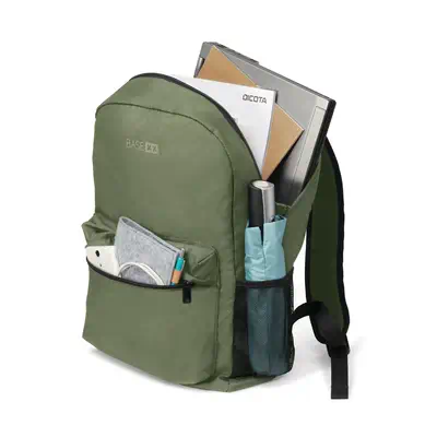 BASE XX D31965 sacoche d'ordinateurs portables 39,6 cm (15.6") Sac à dos Vert, Olive - Base XX - Sacoche & Housse - visuel 4