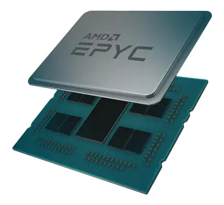 AMD EPYC 7F32 processeur 3,7 GHz 128 Mo L3 - Processeur - visuel 1