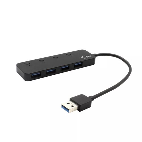 Revendeur officiel Switchs et Hubs I-TEC USB 3.0 Metal HUB 4 Port with individual On/Off