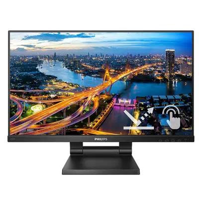 Philips 242B1TC/00 écran plat de PC 60,5 cm (23.8") 1920 x 1080 pixels Full HD LED Écran tactile Noi - Ecran Ordinateur - visuel 1