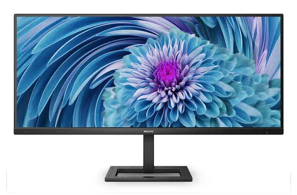 Philips E Line 346E2LAE/00 LED display 86,4 cm Philips - visuel 1 - hello RSE - Le système de gestion des câbles libère de l'espace sur votre bureau