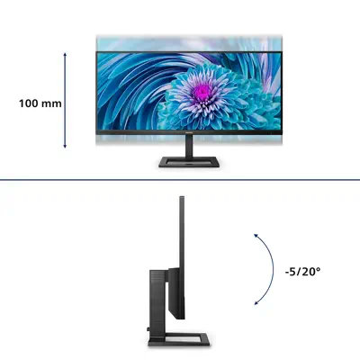 Philips E Line 346E2LAE/00 LED display 86,4 cm Philips - visuel 1 - hello RSE - Mode LowBlue et affichage anti-scintillement préservant les yeux