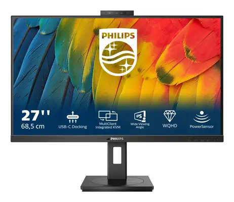 Philips 5000 series 27B1U5601H/00 LED display 68,6 cm Philips - visuel 1 - hello RSE - Certification TÜV Eye Comfort pour la réduction de la fatigue oculaire