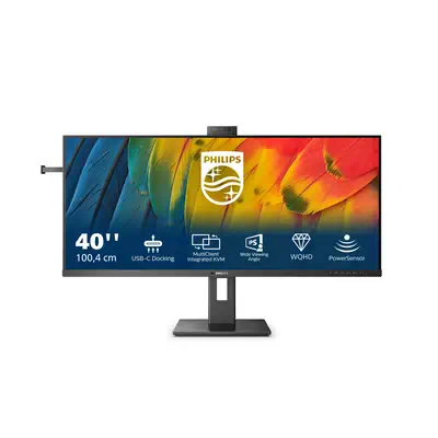 Philips 5000 series 40B1U5601H/00 écran plat de PC Philips - visuel 1 - hello RSE - Webcam avec micro à réduction de bruit pour le travail collaboratif