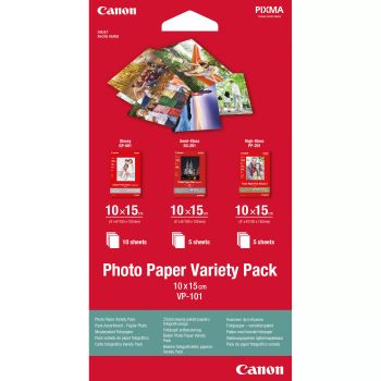 Revendeur officiel CANON VP-101 photo papier variety pack 10x15cm