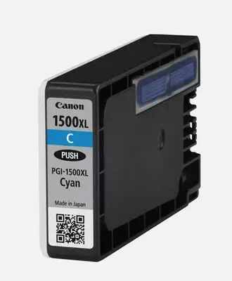 Revendeur officiel Cartouches d'encre CANON PGI-1500XL CYAN BLISTERED WITH SECURITY