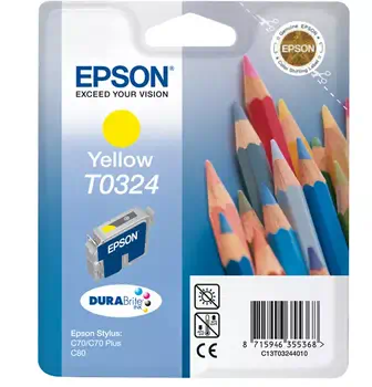 Achat EPSON T0324 cartouche d encre jaune capacité standard au meilleur prix