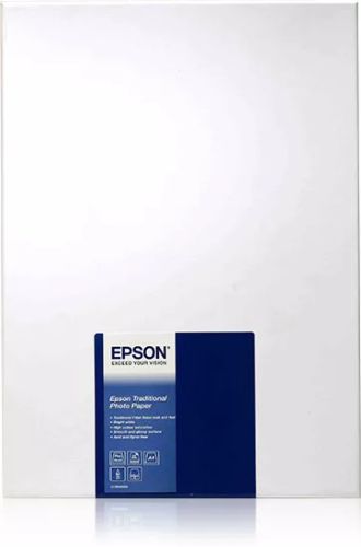 Revendeur officiel EPSON S045050 Traditional photo papier inkjet 330g/m2 A4