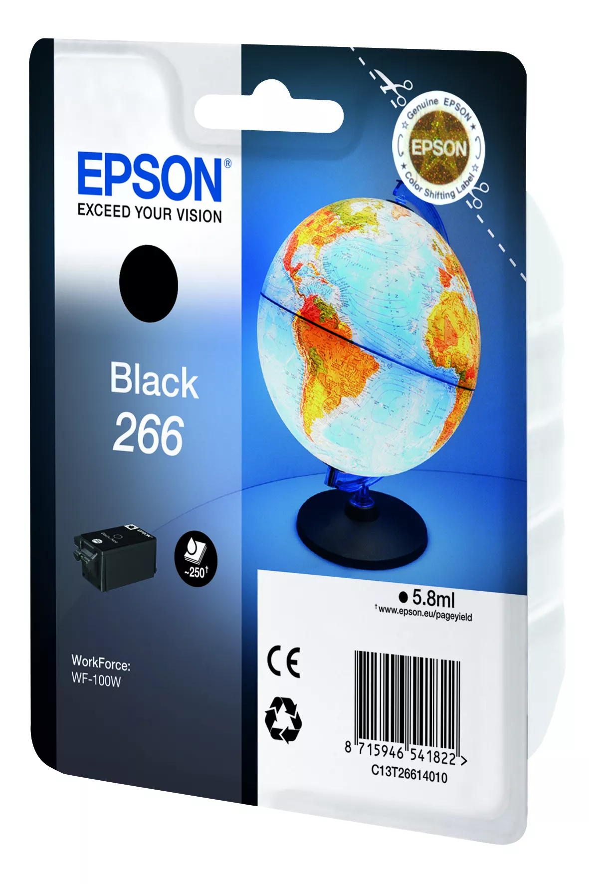 Vente EPSON 266 cartouche dencre noir capacité standard 250 Epson au meilleur prix - visuel 2